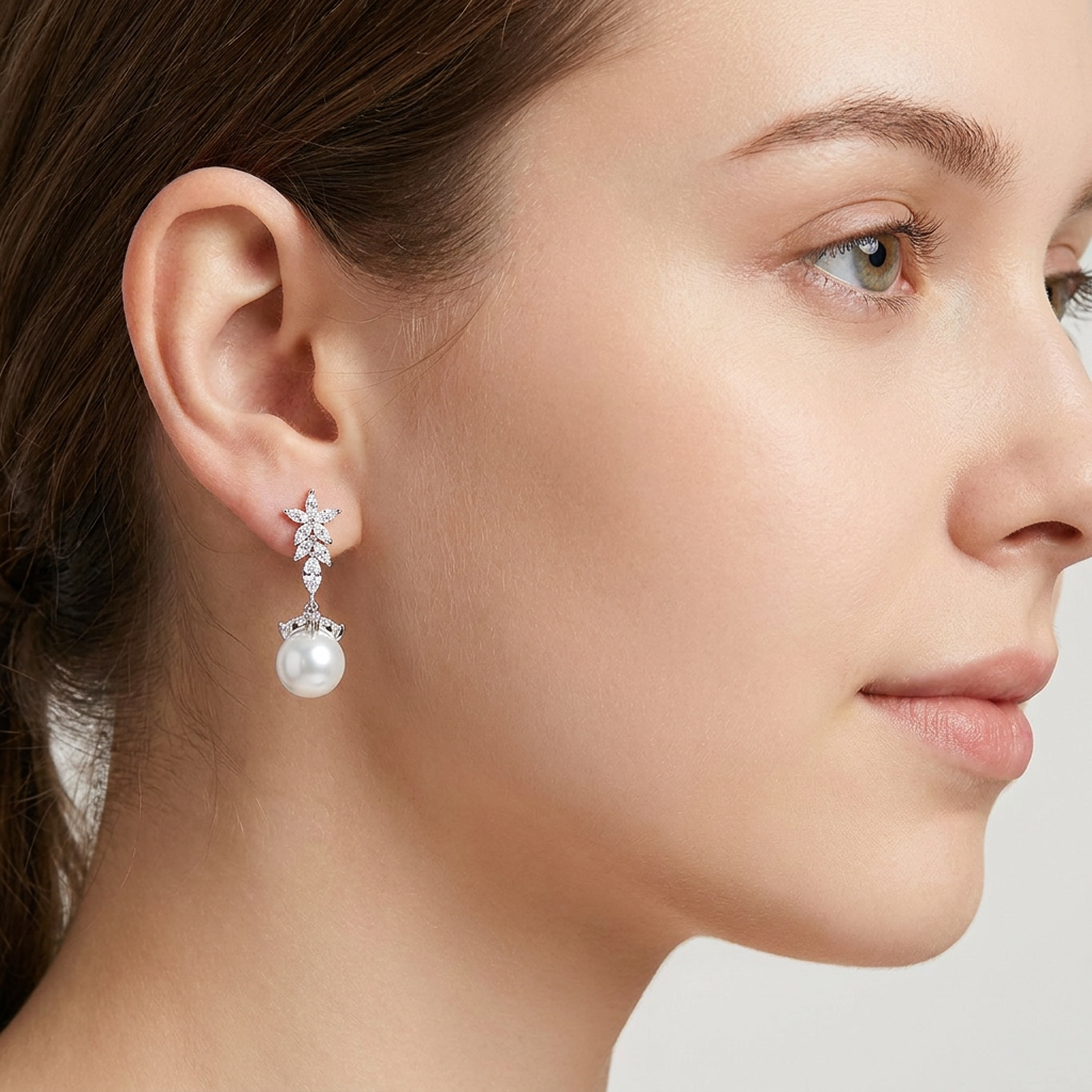 Flower Leaf Earrings