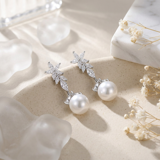 Flower Leaf Earrings